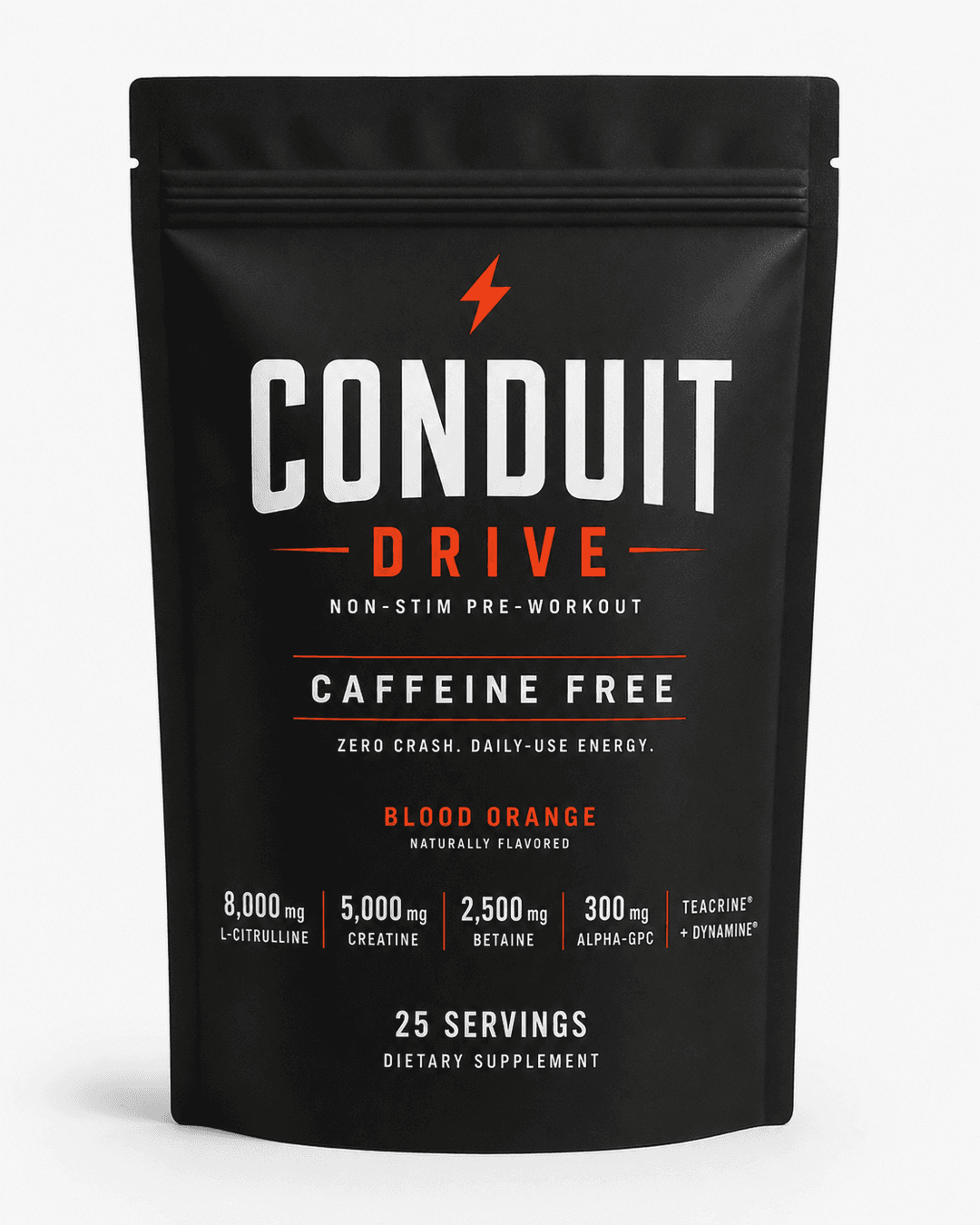 Conduit Drive pouch, front