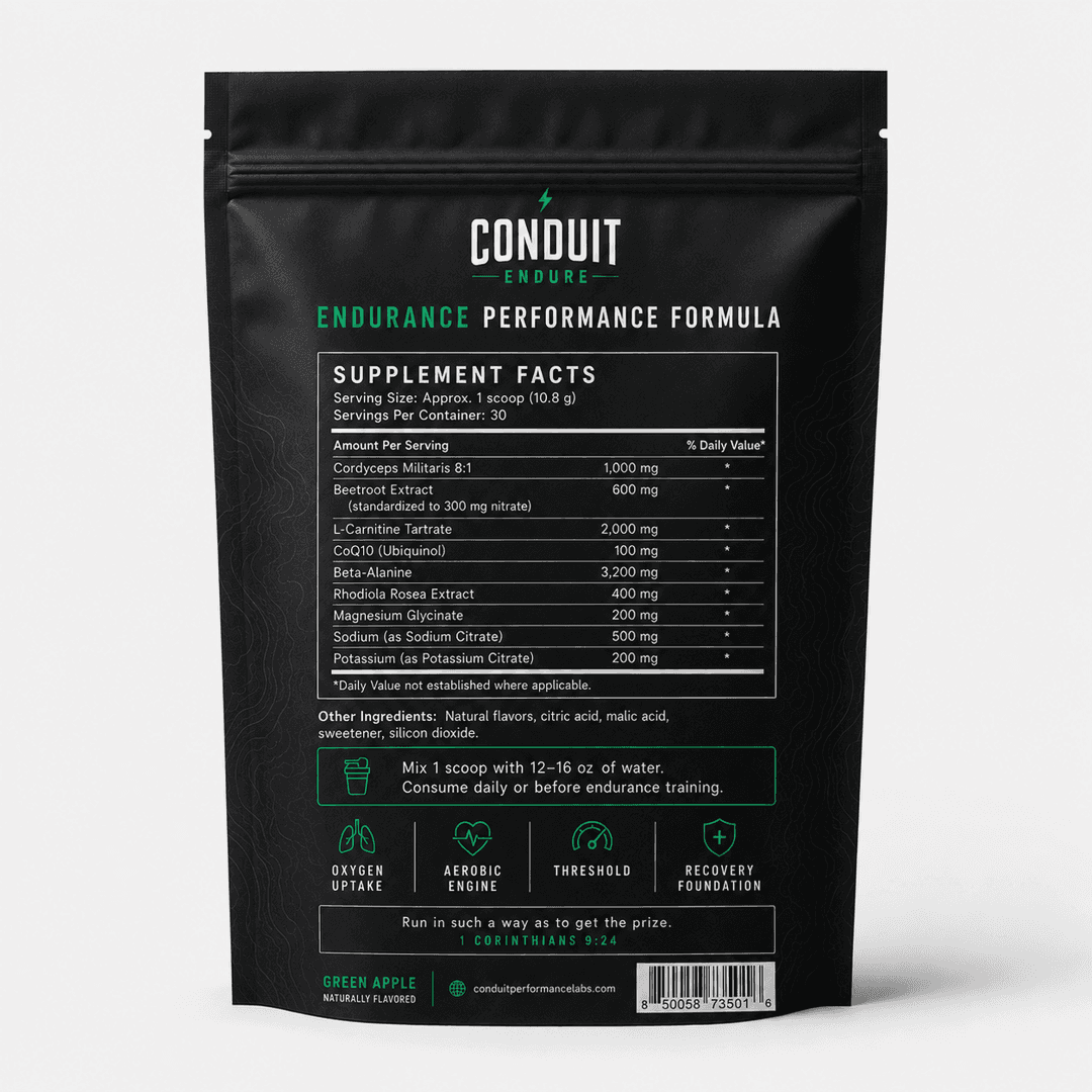Conduit Endure supplement facts